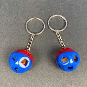 New!!!!!! Tupperware shape- O-ball keychain